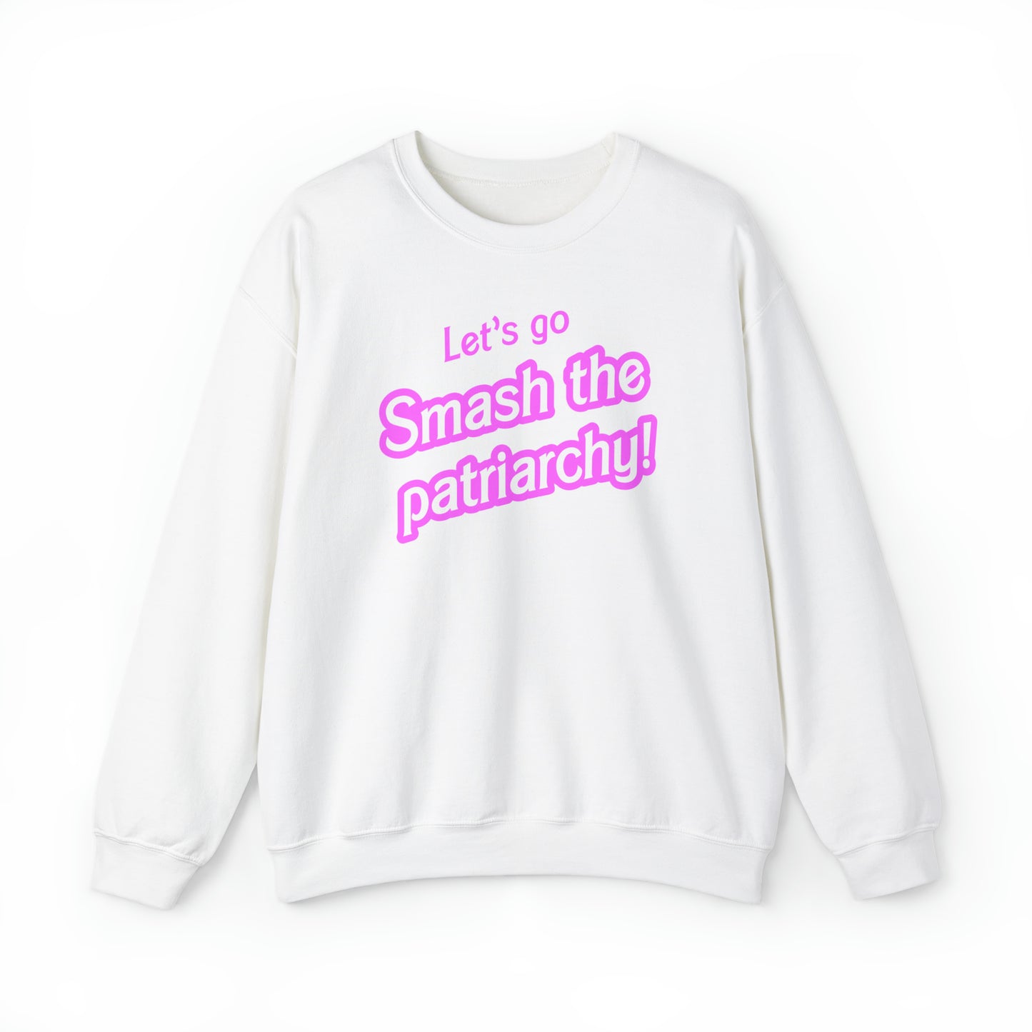 Smash the Patriarchy Barbiecore Crewneck Sweatshirt
