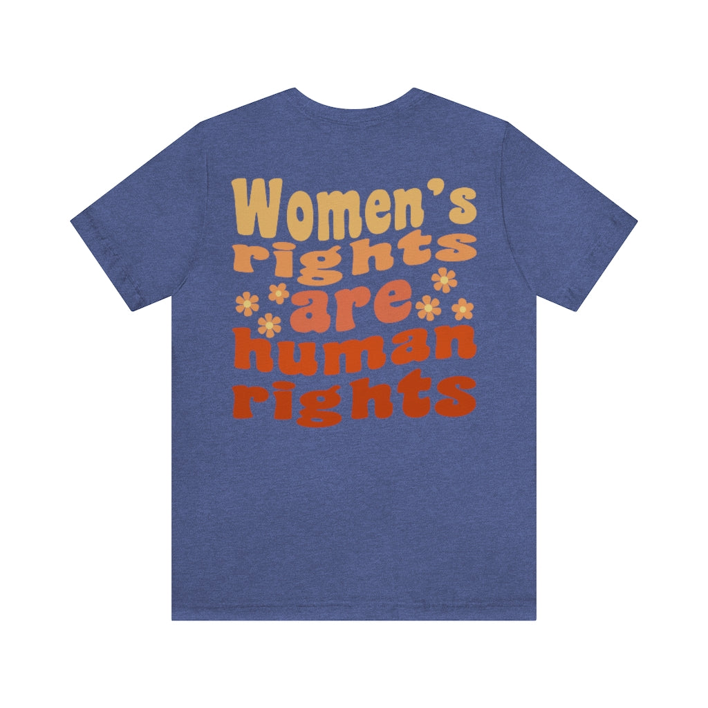 Women's Rights are Reproductive Rights Pro Choice Shirt, WORDS ON BACK Protect Roe vs Wade, My Body My Choice Shirt, Activist Shirt, Oversized Protest Tee