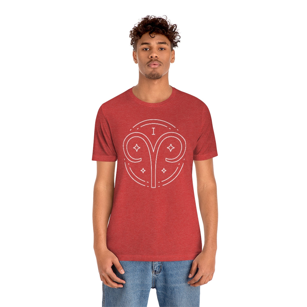 Aries Symbol Zodiac Astrology Tee - Fractalista Designs