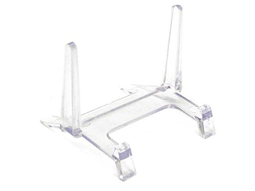 Clear Acrylic Display Stand for Agate Slices and Selenite Discs - Fractalista Designs