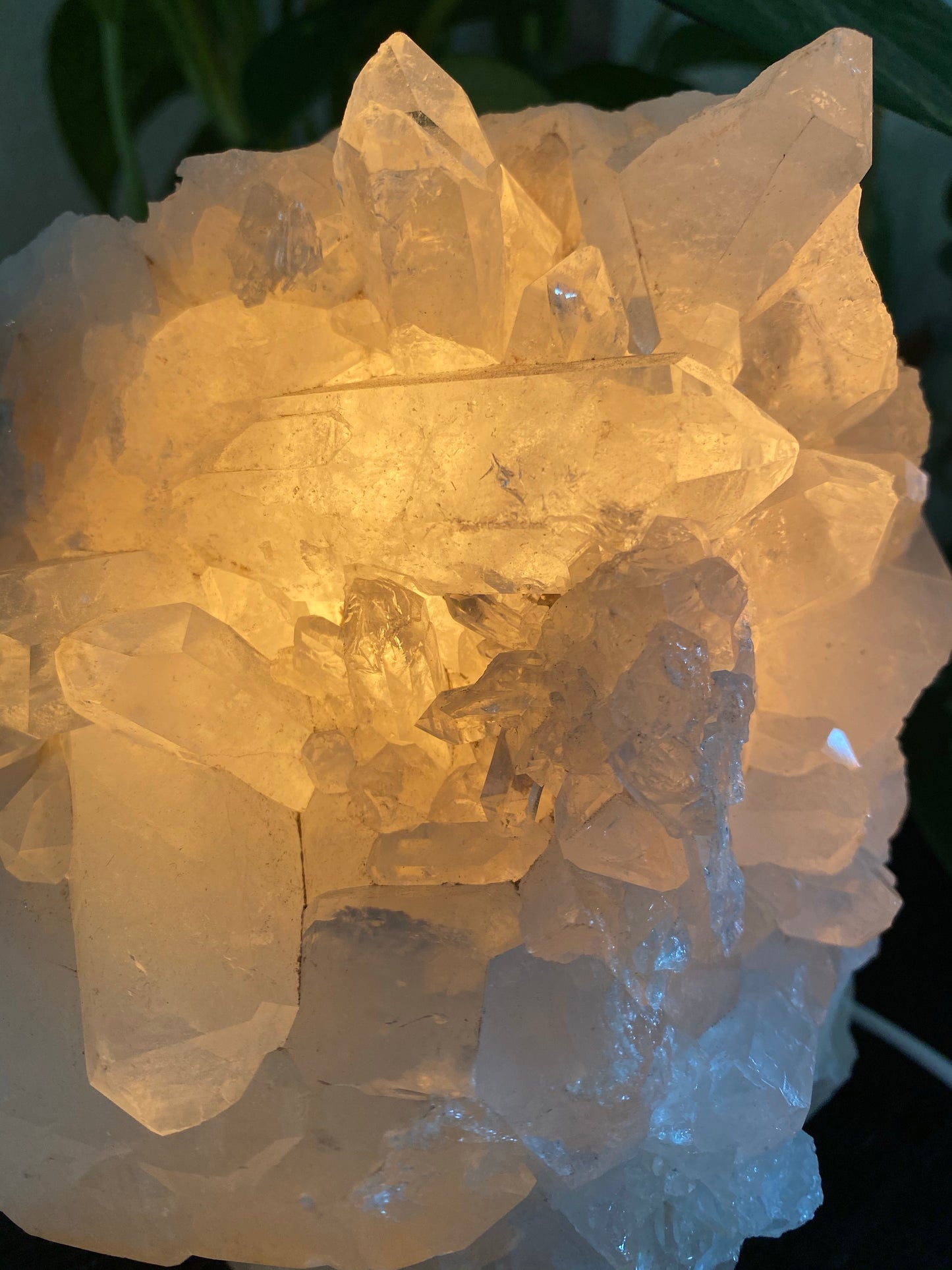 Smokey, Rose and Clear Quartz Lamps