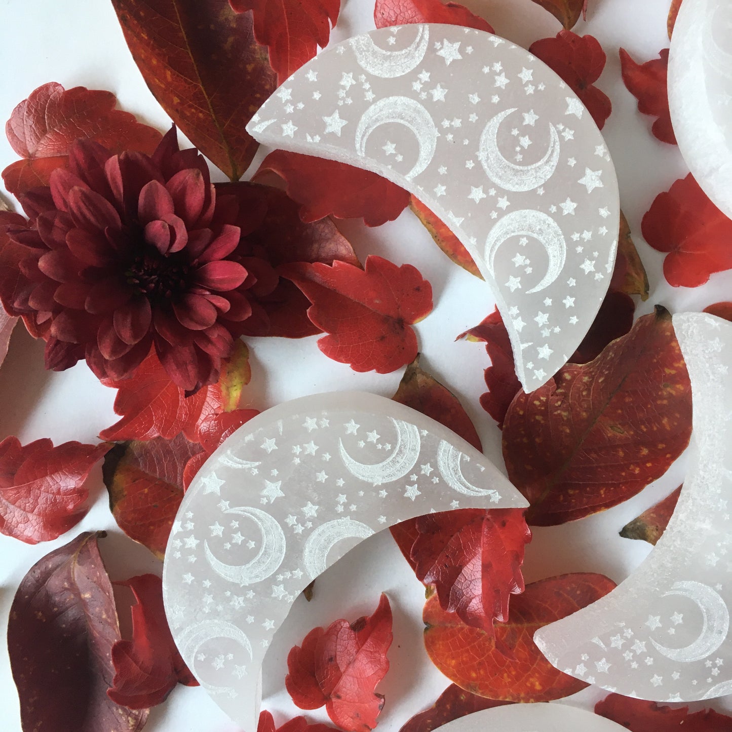 3” “Celestial Bodies” Crescent Moon Charging Pedestal - Fractalista Designs