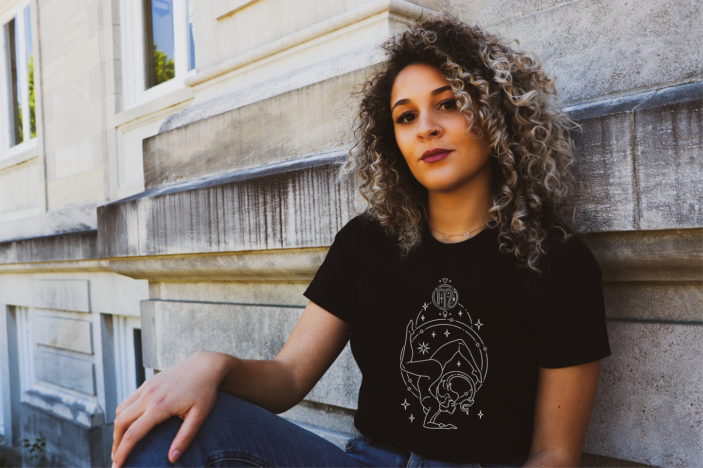 "Strength" Scorpio Goddess Tee - Fractalista Designs