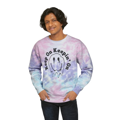 Keep on Keepin' on Tie-Dye Crewneck Sweatshirt