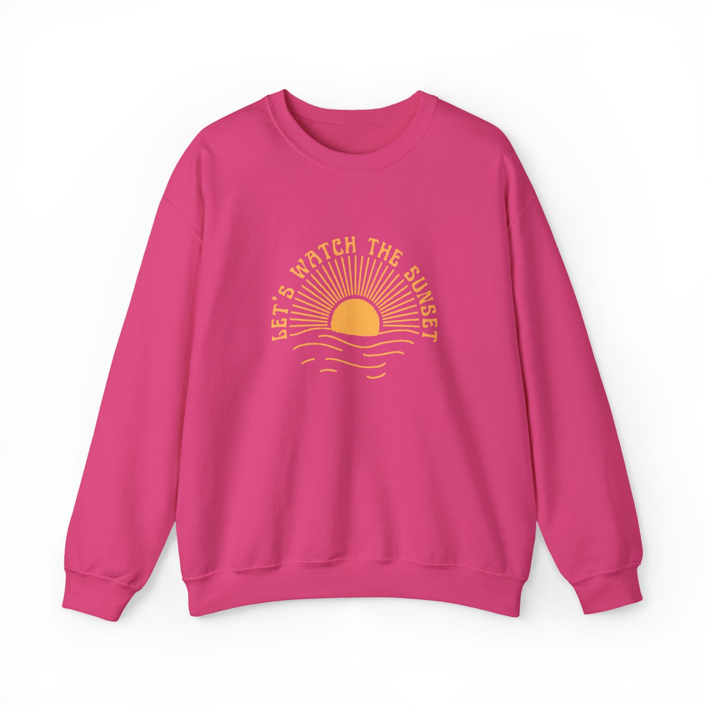 Lets Watch the Sunset Crewneck Sweatshirt