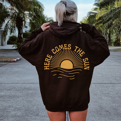 Here Comes the Sun Sunset Hoodie