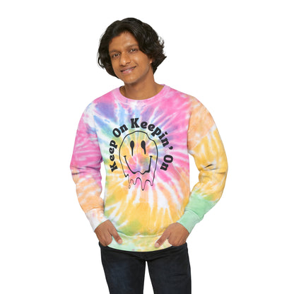 Keep on Keepin' on Tie-Dye Crewneck Sweatshirt