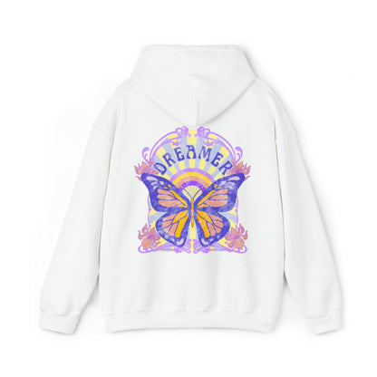 Dreamer Butterfly Hoodie Butterfly Sweatshirt - Fractalista Designs