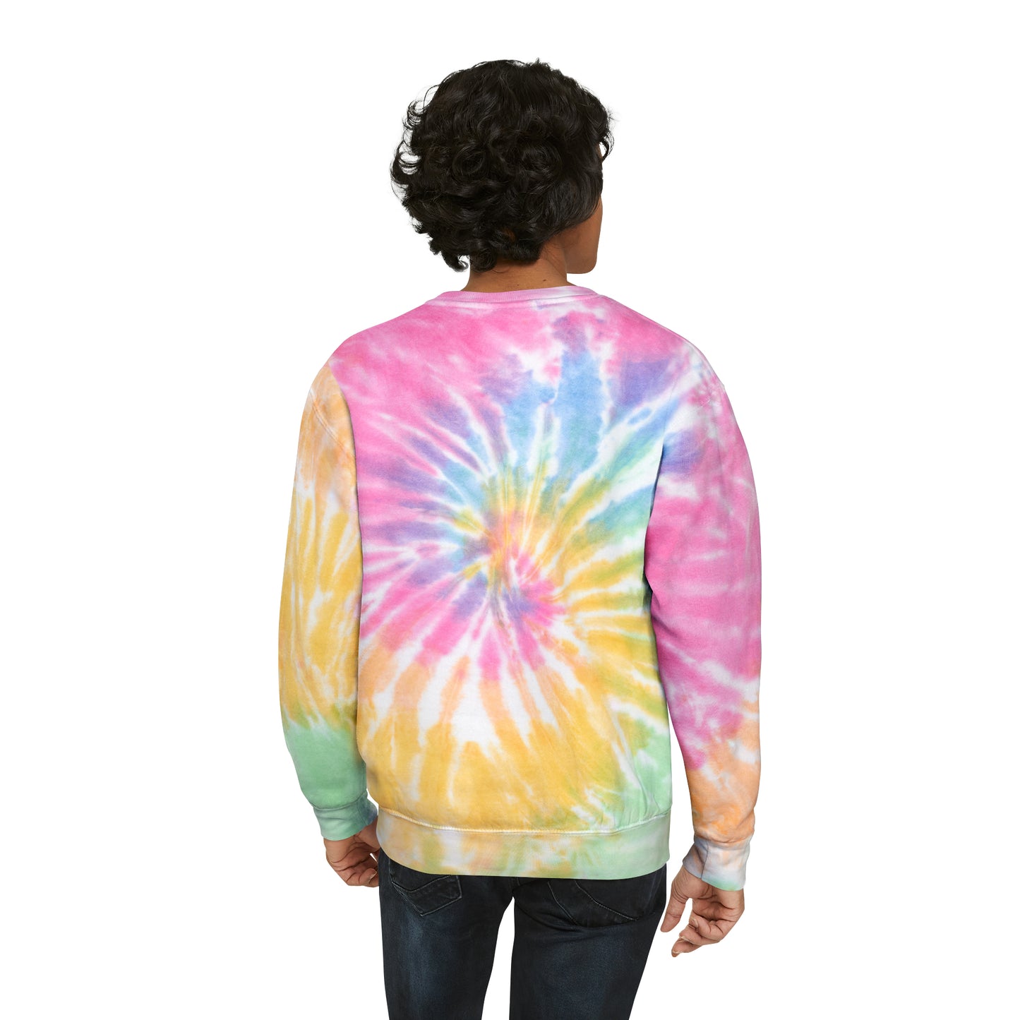 Keep on Smilin' Tie-Dye Crewneck Sweatshirt