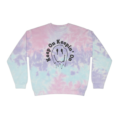 Keep on Keepin' on Tie-Dye Crewneck Sweatshirt