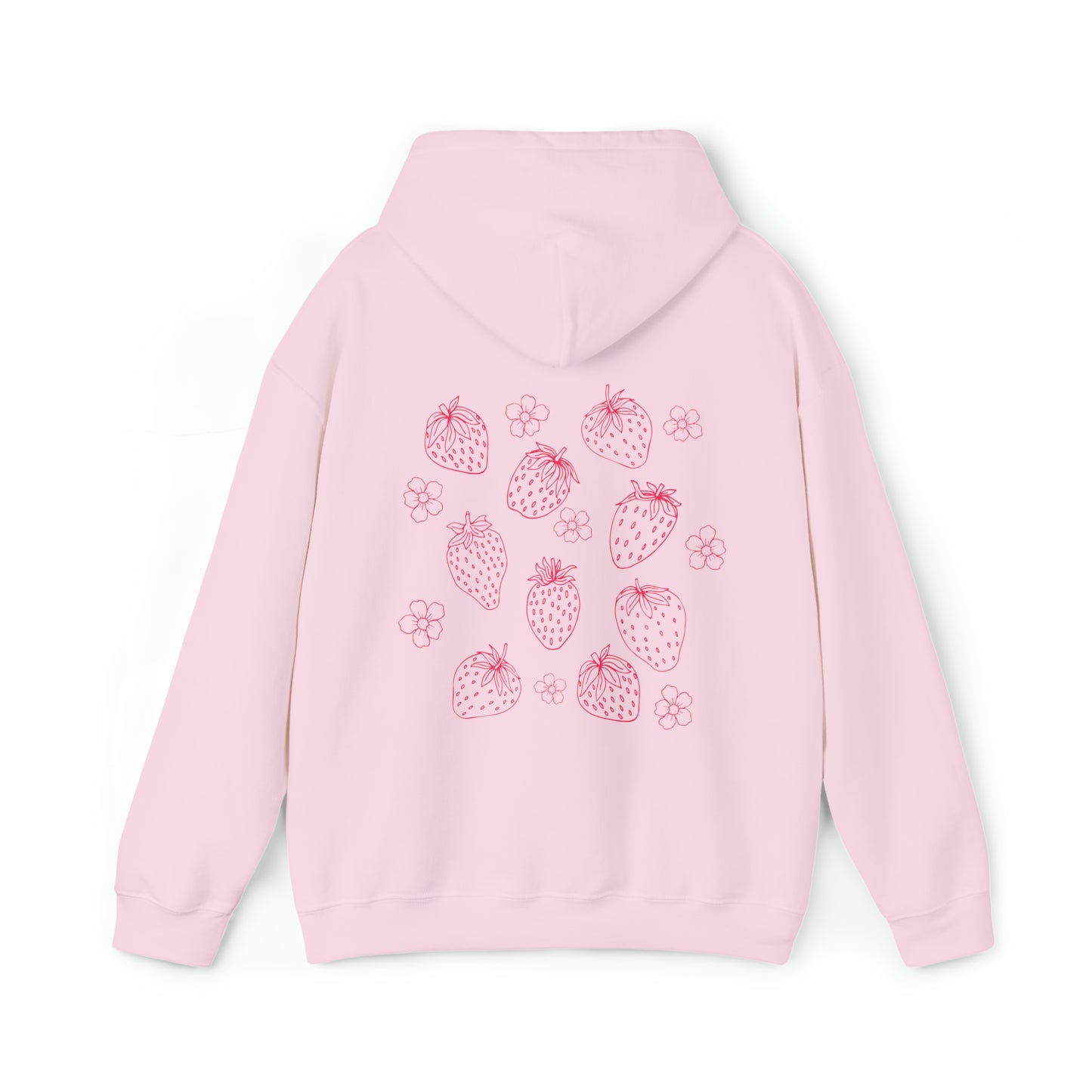 Cottagecore Strawberry Hoodie Sweatshirt - Fractalista Designs