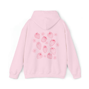 Cottagecore Strawberry Hoodie Sweatshirt