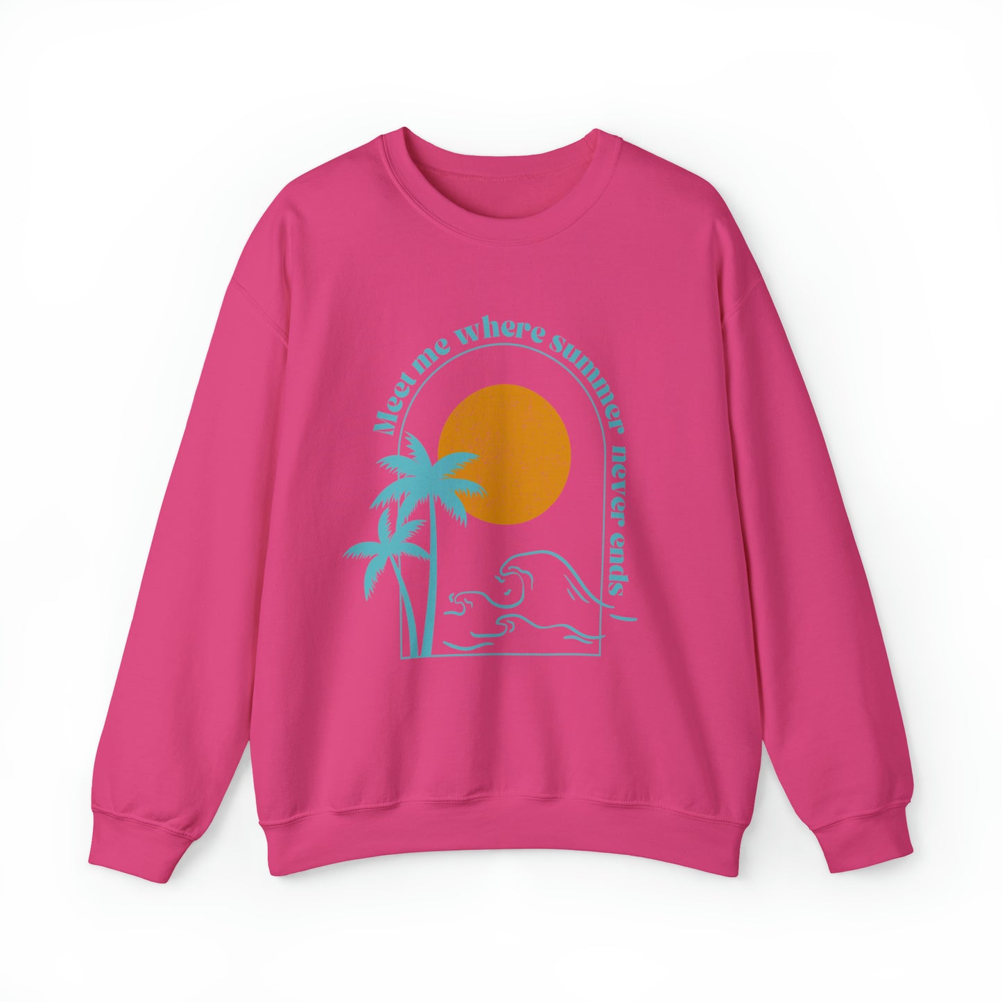 Where Summer Never Ends Sunset Crewneak Sweatshirt