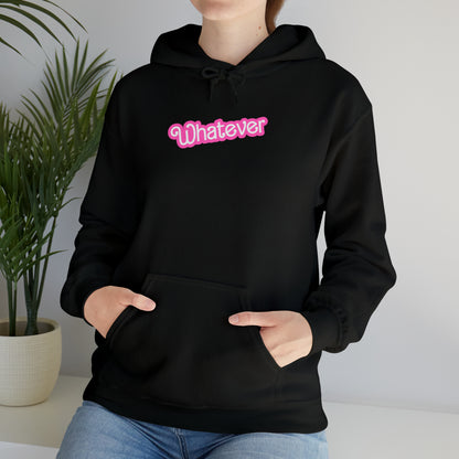 Whatever Barbiecore Hoodie Sweatshirt