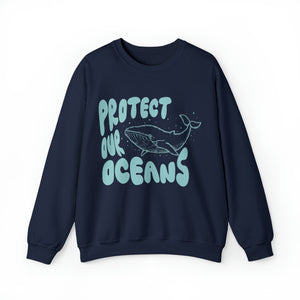 Protect Our Oceans Whale Sweatshirt