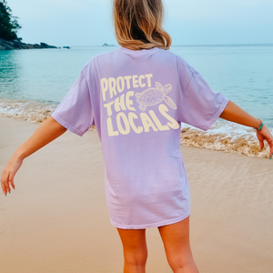 COMFORT COLORS Protect The Locals Sea Turtle Shirt