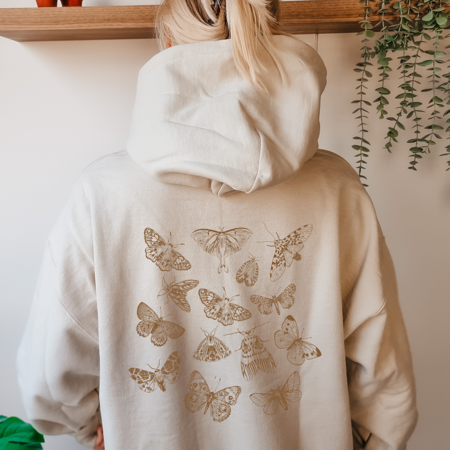 Sketch Moth Hoodie