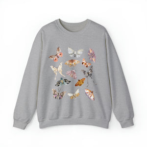Moth Sweatshirt Granola Girl Luna Moth Shirt Fairy Core Clothes Goblincore Clothing Biology Shirt Goblincore Sweater Lunar Moth Shirt