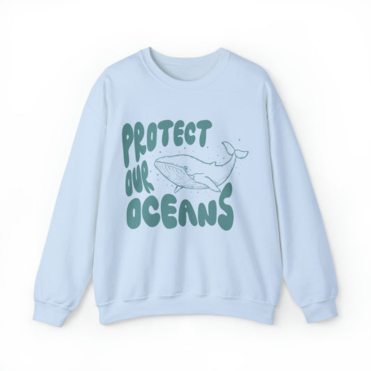 Protect Our Oceans Whale Sweatshirt