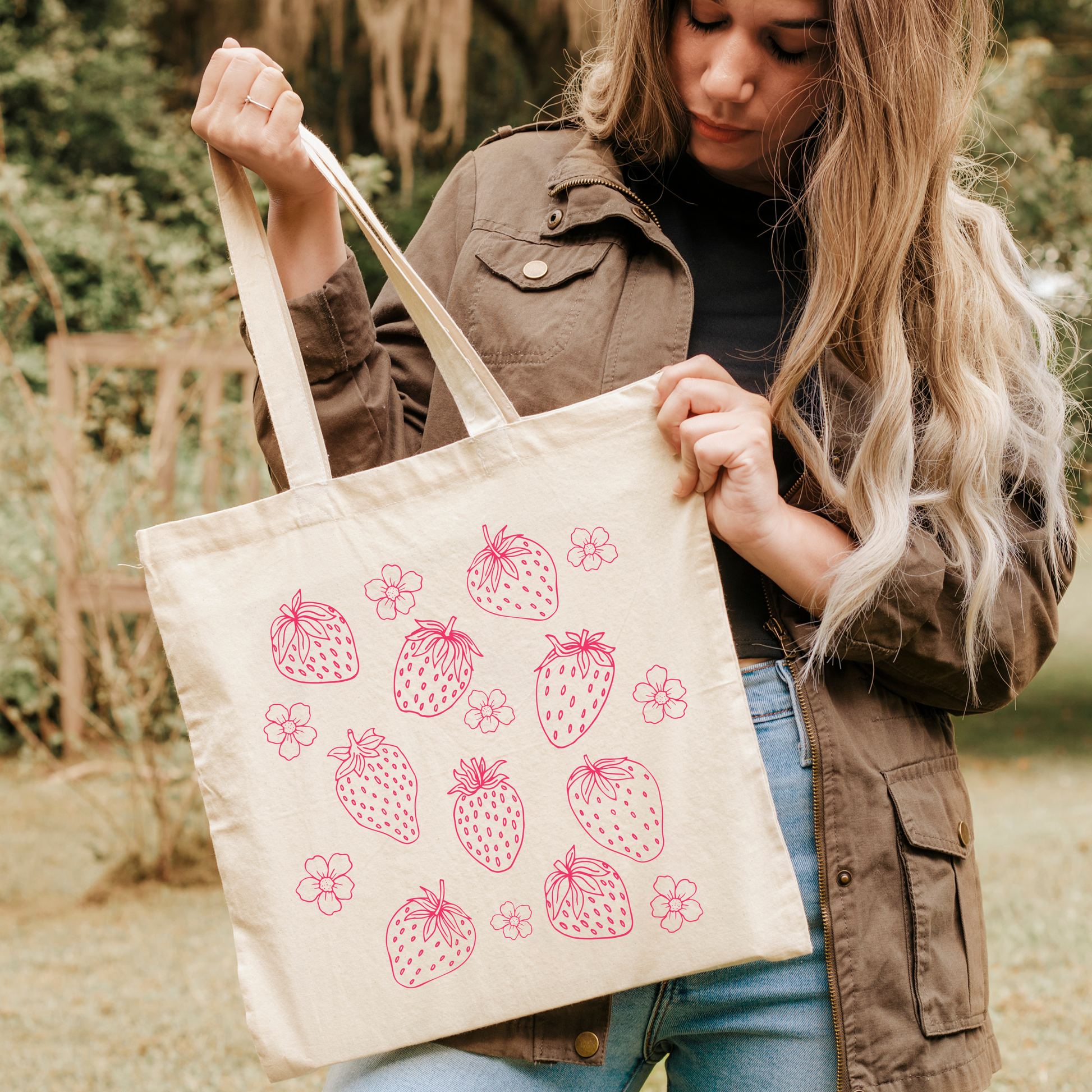 Natural online canvas bag