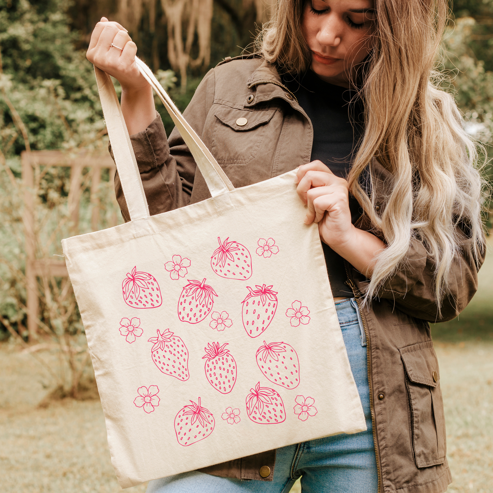 natural tote bag