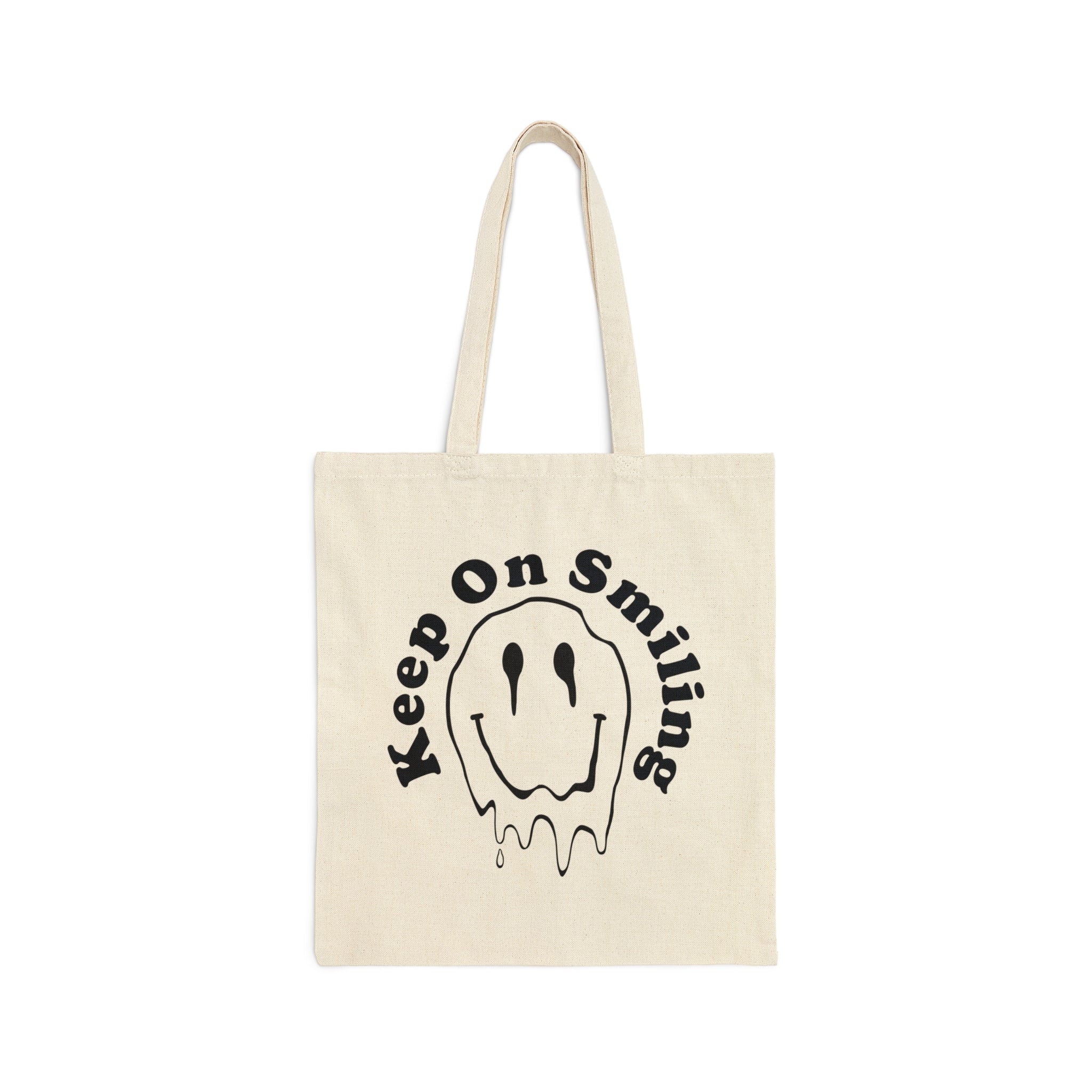 Smiley face cheap tote bag