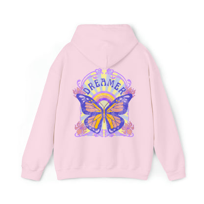 Dreamer Butterfly Hoodie Butterfly Sweatshirt - Fractalista Designs