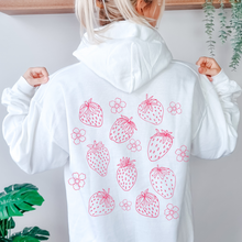 Cottagecore Strawberry Hoodie Sweatshirt