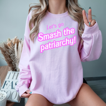Smash the Patriarchy Barbiecore Crewneck Sweatshirt