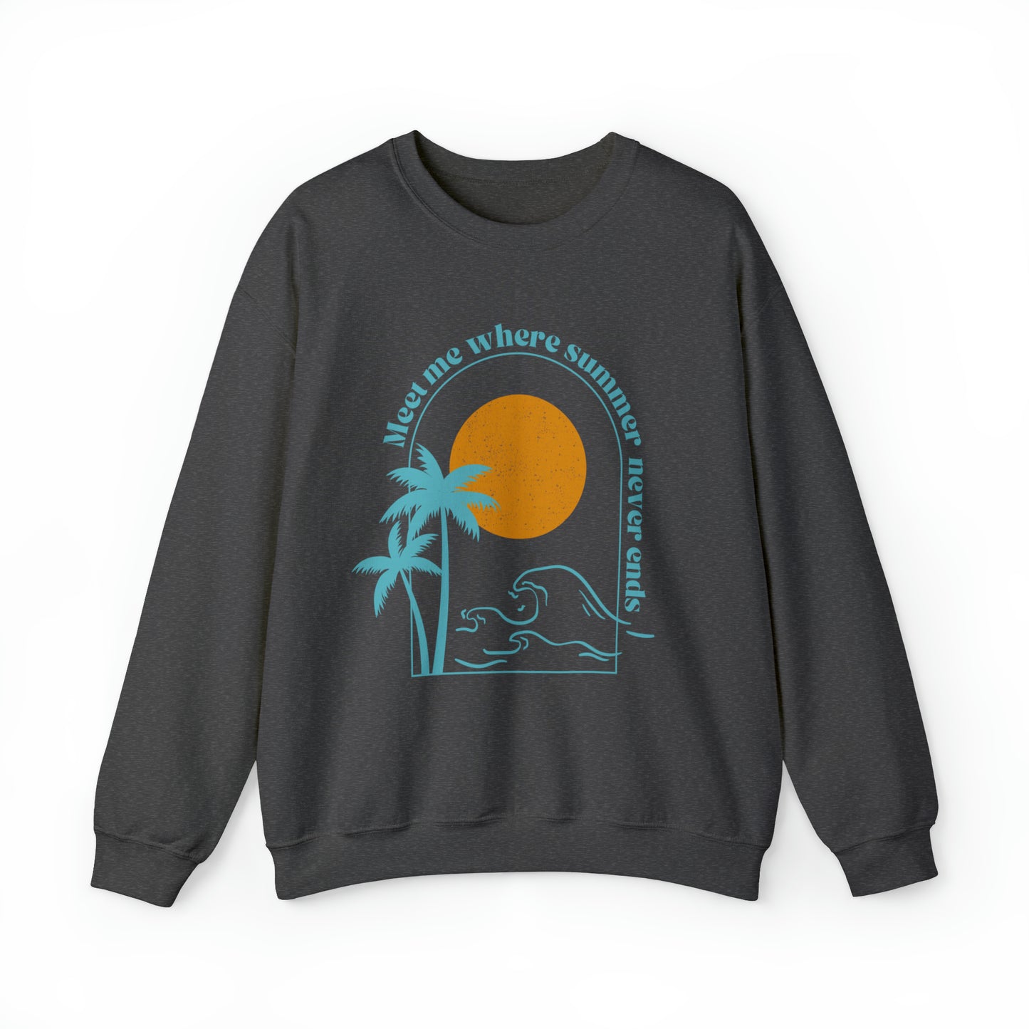 Where Summer Never Ends Sunset Crewneak Sweatshirt