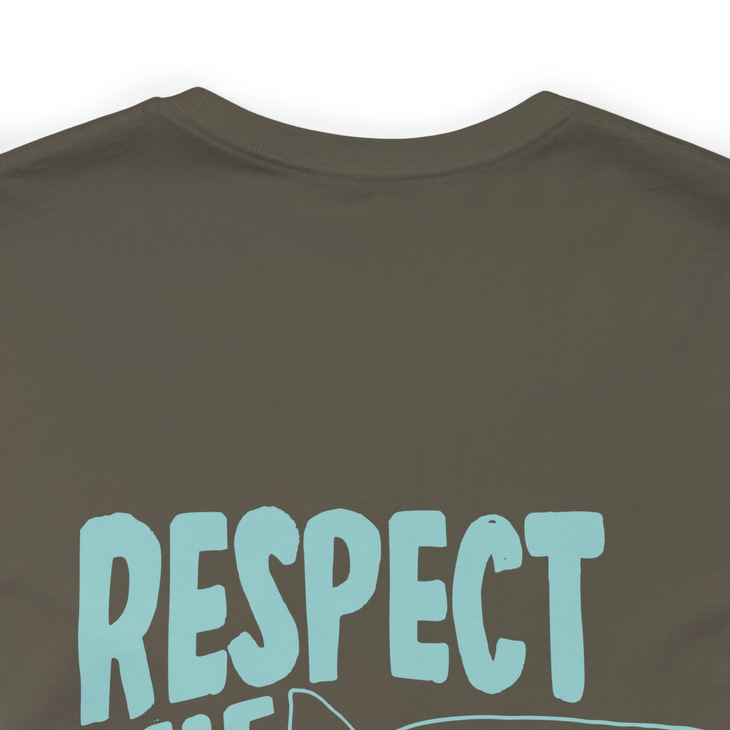 Men’s respect the locals shark shirt