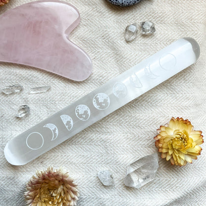 Ultimate Healing Self-Care Gift Bundle Gua Sha + Massage Wand + Worry Stone