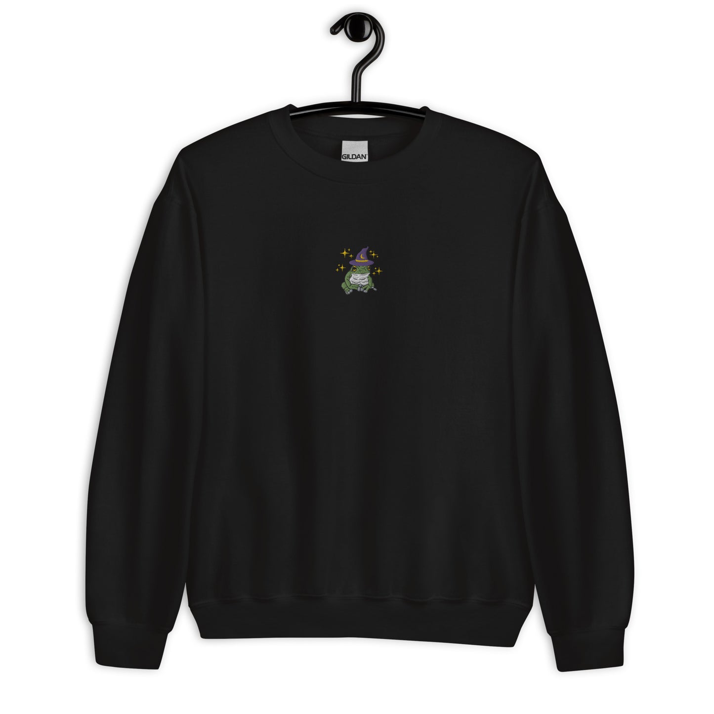 Embroidered Mystical Witch Frog Crewneck Sweatshirt Gildan *Free Shipping*