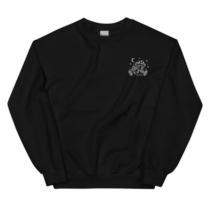 "Magic Mushrooms" Embroidered Halloween Spooky Crewneck Sweatshirt *Free Shipping*