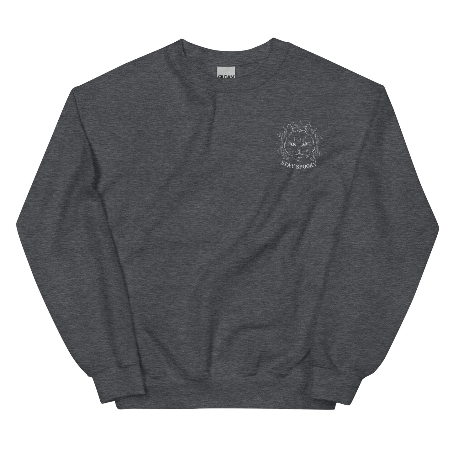 "Stay Spooky" Embroidered Halloween Spooky Crewneck Sweatshirt *Free Shipping*