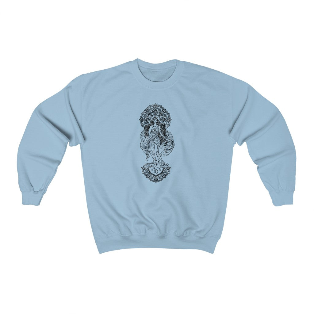Virgo "Earth Goddess" Astrology Crewneck Sweatshirt