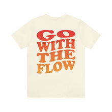 Go with the flow oversized tee shirt, graduation gift, birthday gift for teen girl, vsco girl, trendy aesthetic tiktok oversized t-shirt