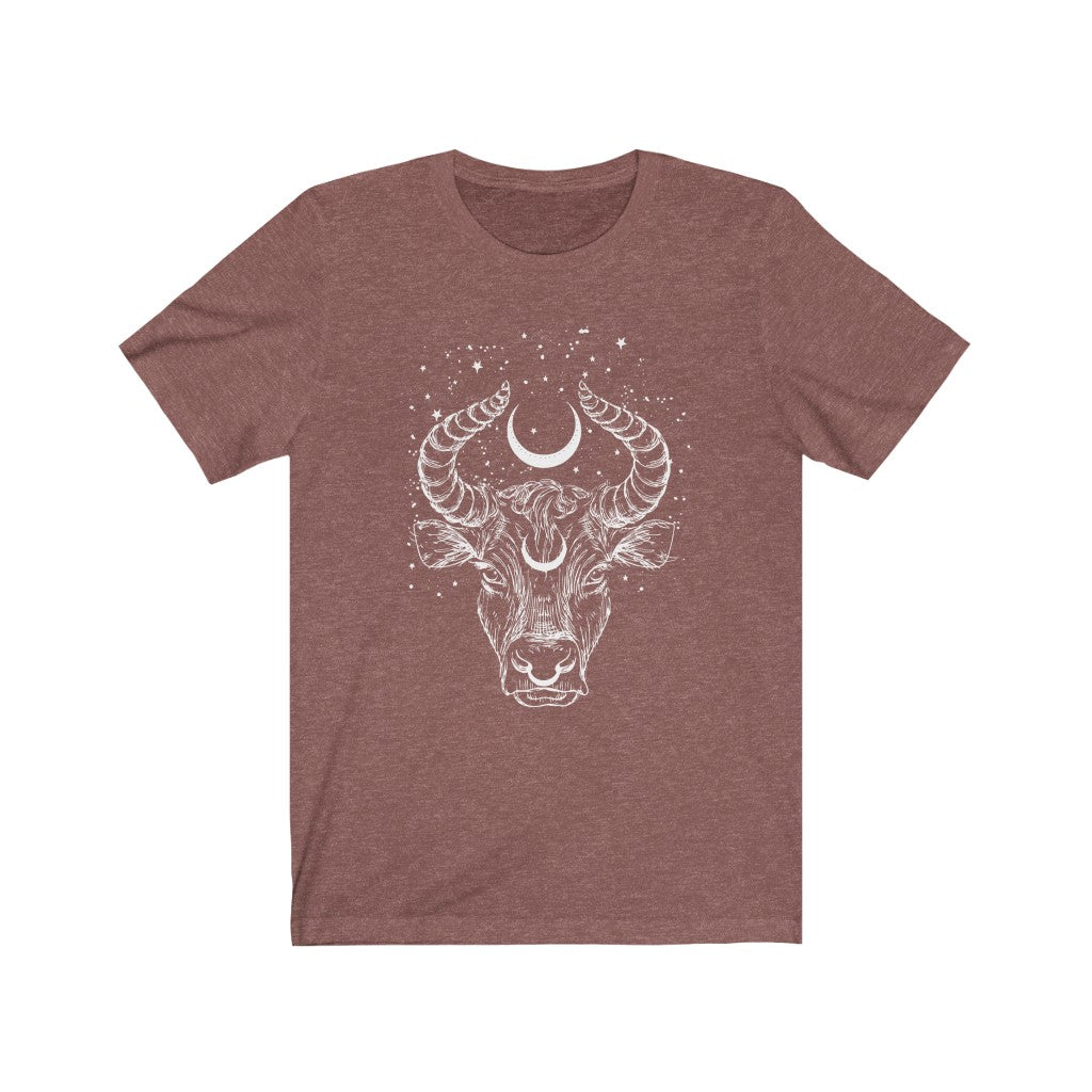 Taurus Bull "Grounded" Zodiac Astrology Tee
