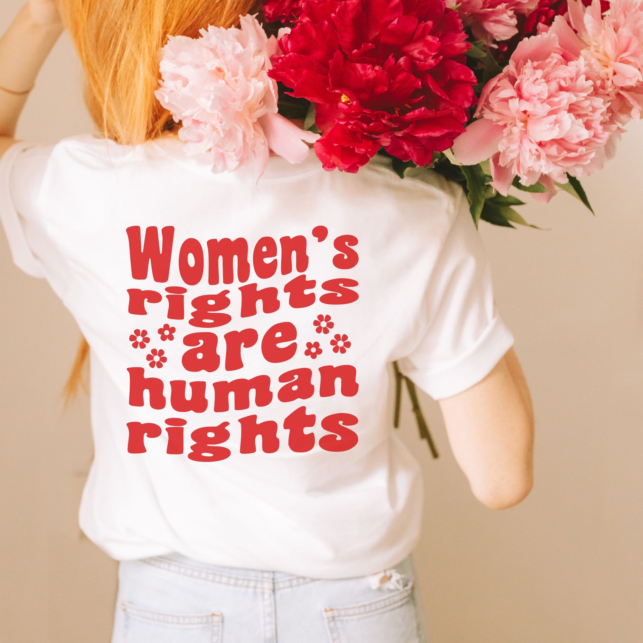 My Body My Choice (Flowers) -- Women's T-Shirt