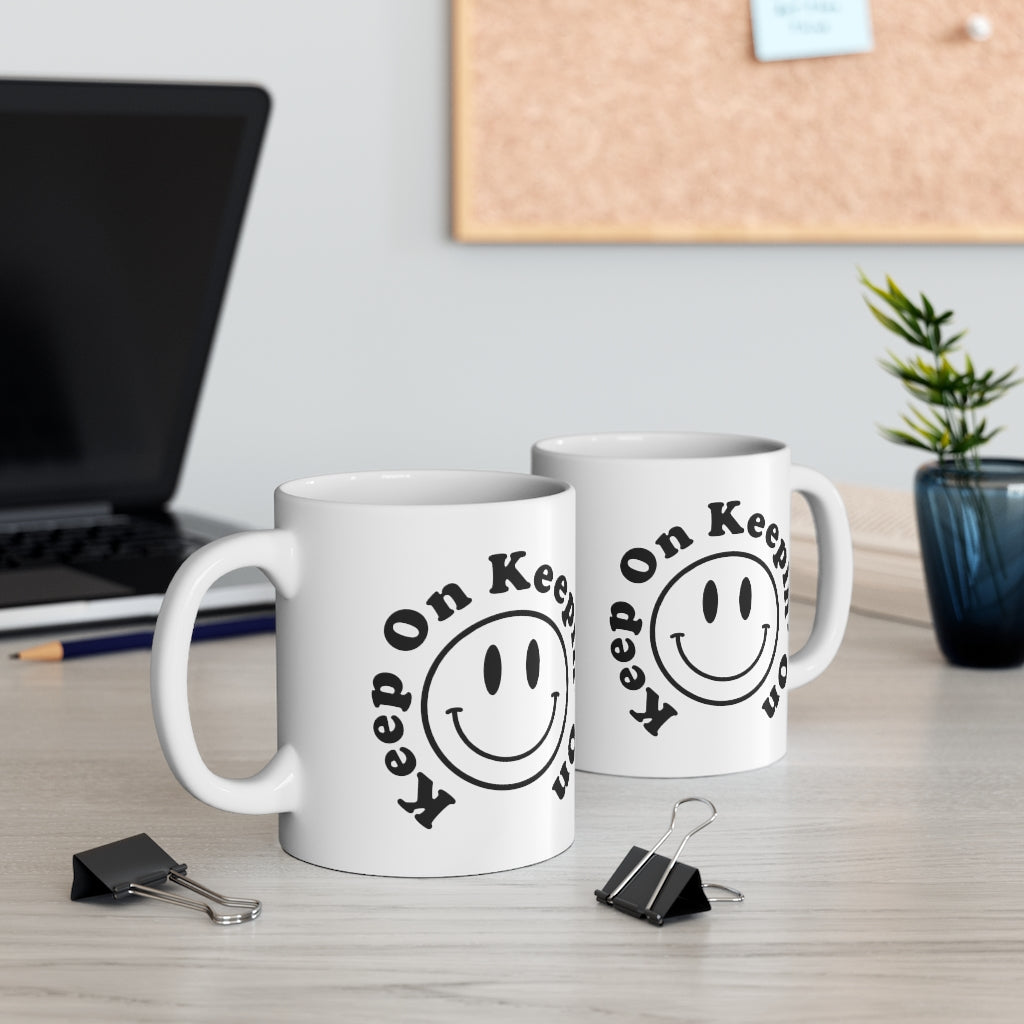 Smiley Just Woke Up Coffee Mug Aesthetic Tea & Coffee Mugs Collection –  Aesthetics Boutique