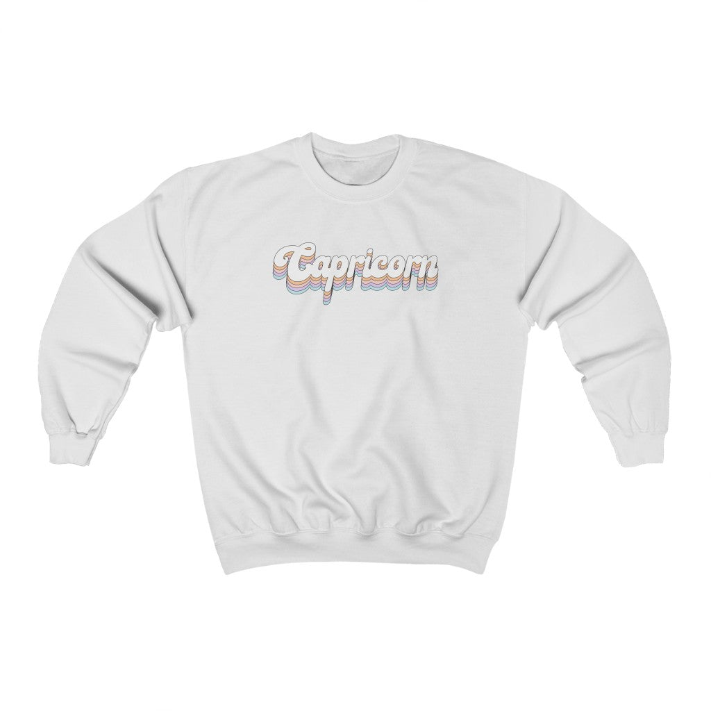 Capricorn Astrology Crewneck Sweatshirt - Fractalista Designs