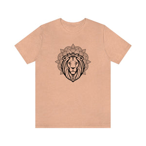 Leo "Bold" Lion Zodiac Astrology Unisex Jersey Short Sleeve Tee