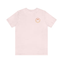 Keep On Keepin' On Oversized Tee shirt, Retro Smiley Face On front Tee, Wavy Retro Words on Back, Vsco Girl Clothes Tshirt, Vintage Happy Face sunset