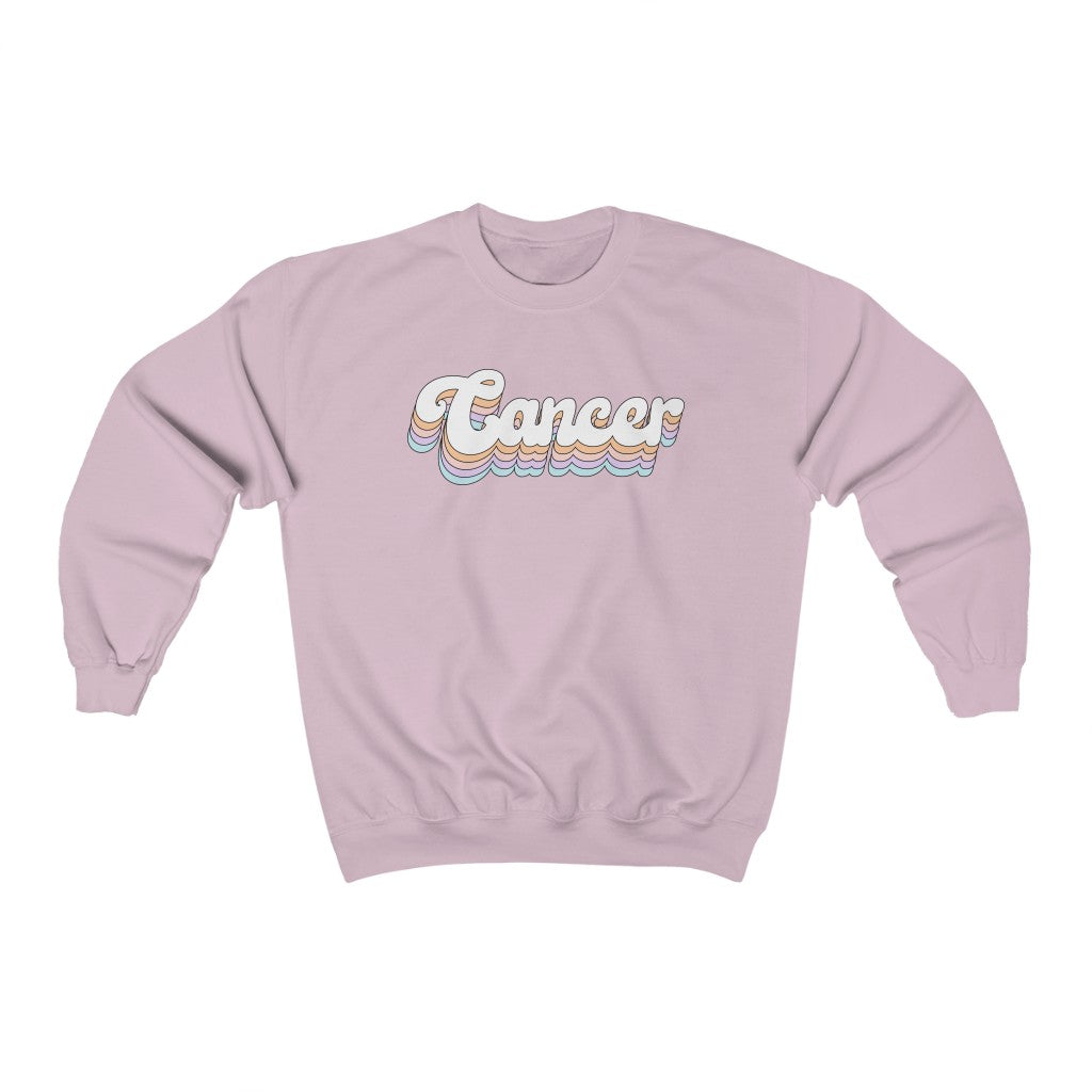 Cancer Astrology Crewneck Sweatshirt - Fractalista Designs