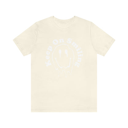 Keep on Smiling Melting Smiley Face Tee Shirt