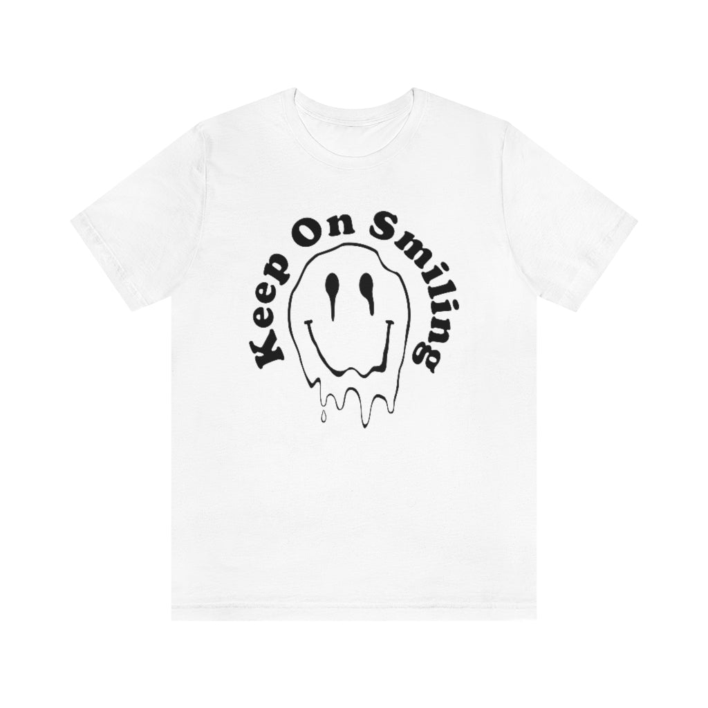 Keep on Smiling Melting Smiley Face Tee Shirt