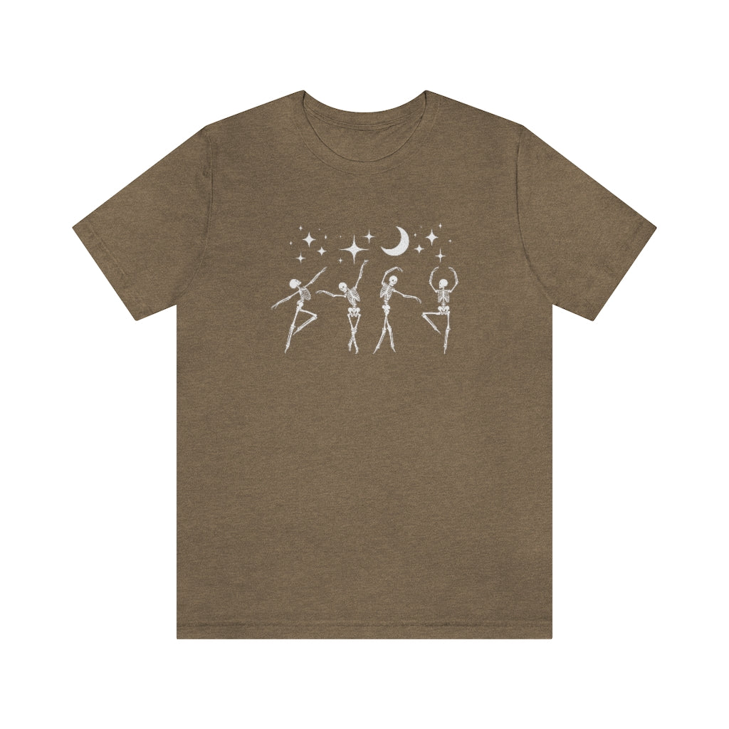 Dancing Skeleton Halloween Shirt - Fractalista Designs