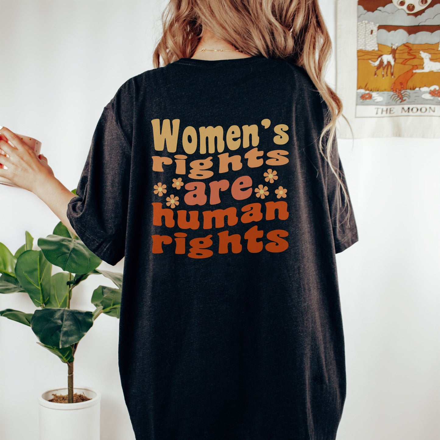 Women's Rights are Reproductive Rights Pro Choice Shirt, WORDS ON BACK Protect Roe vs Wade, My Body My Choice Shirt, Activist Shirt, Oversized Protest Tee