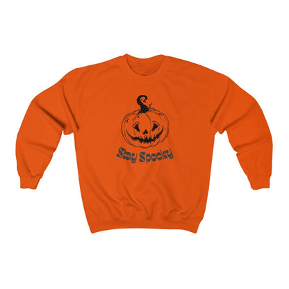 Stay Spooky Jack O Lantern Halloween Crewneck Sweatshirt