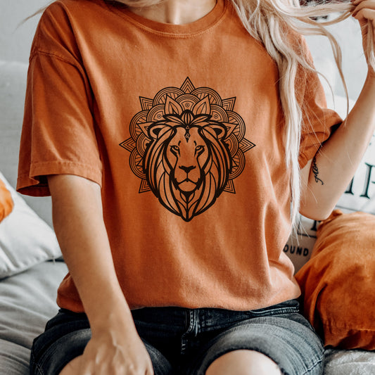 Leo "Bold" Lion Zodiac Astrology Tee